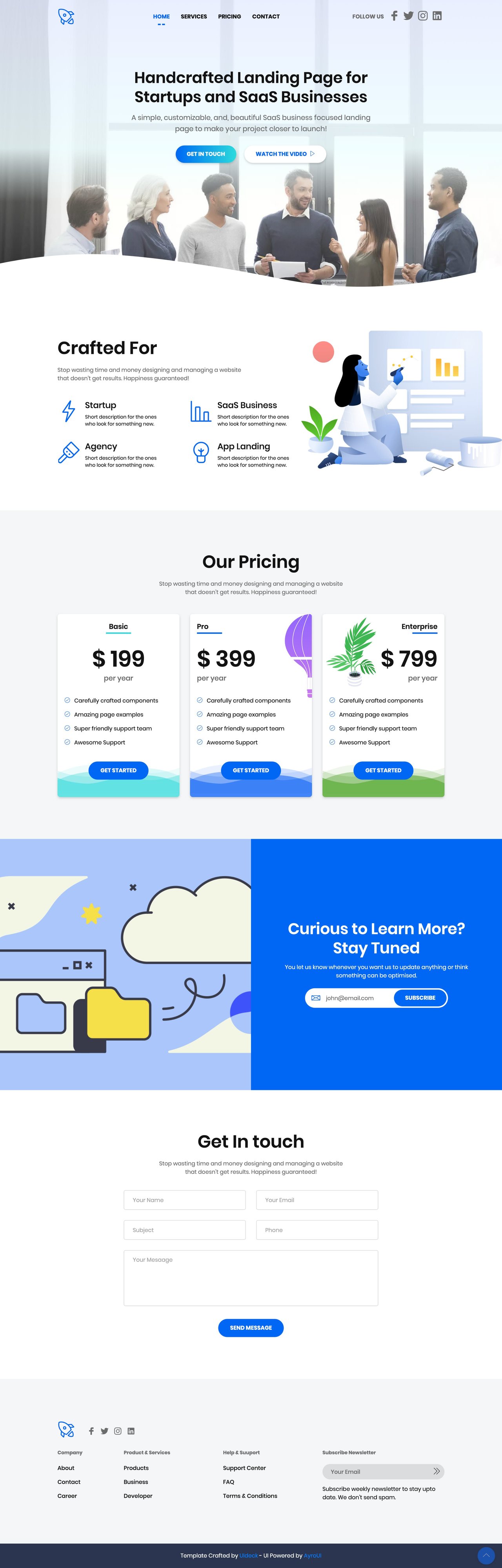 Start Lite Website Screenshot