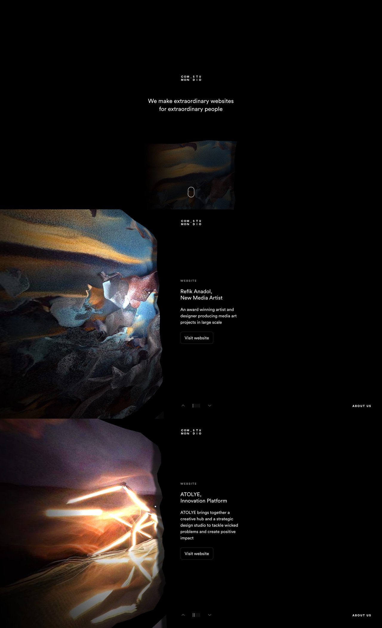 Common Studio Website Screenshot