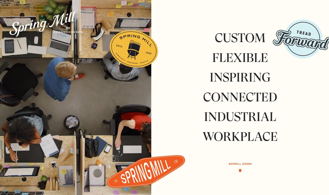 Spring Mill Creative Campus Website Screenshot