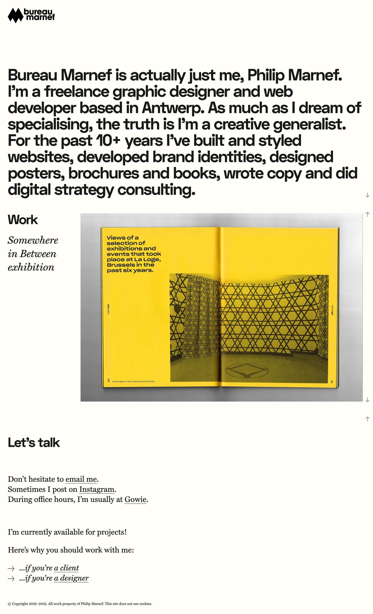 Bureau Marnef Website Screenshot