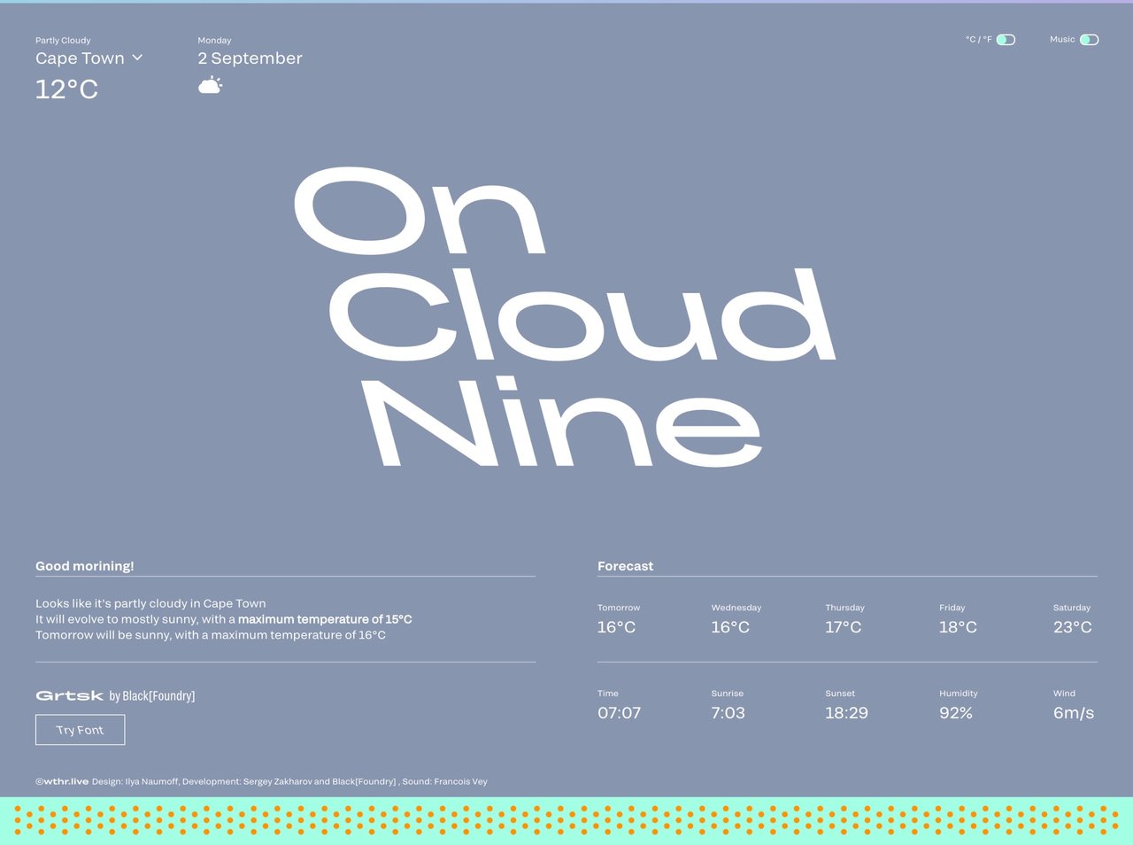 wthr.live Website Screenshot