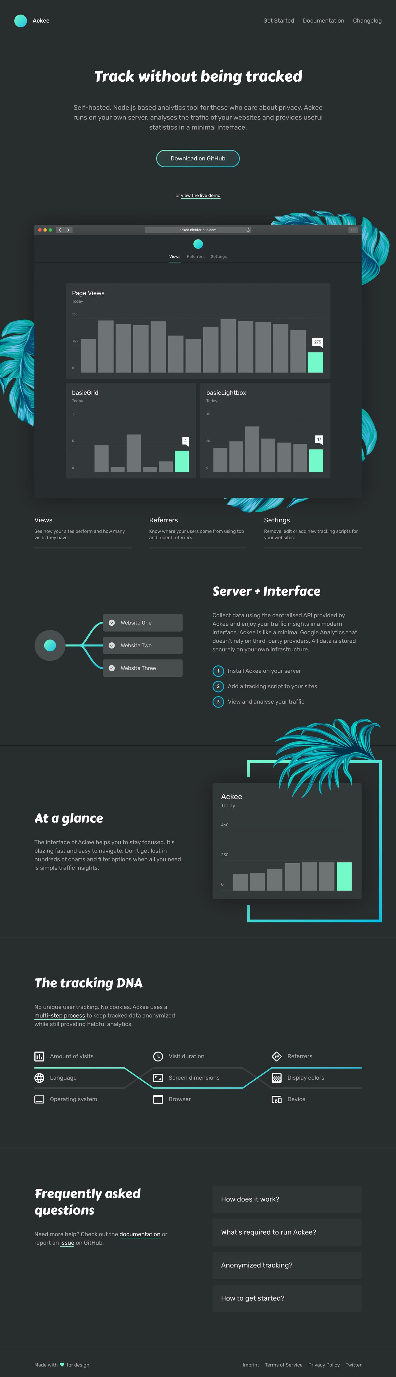 Ackee Website Screenshot