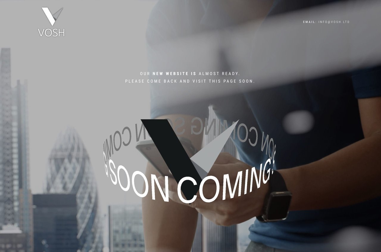Vosh Website Screenshot