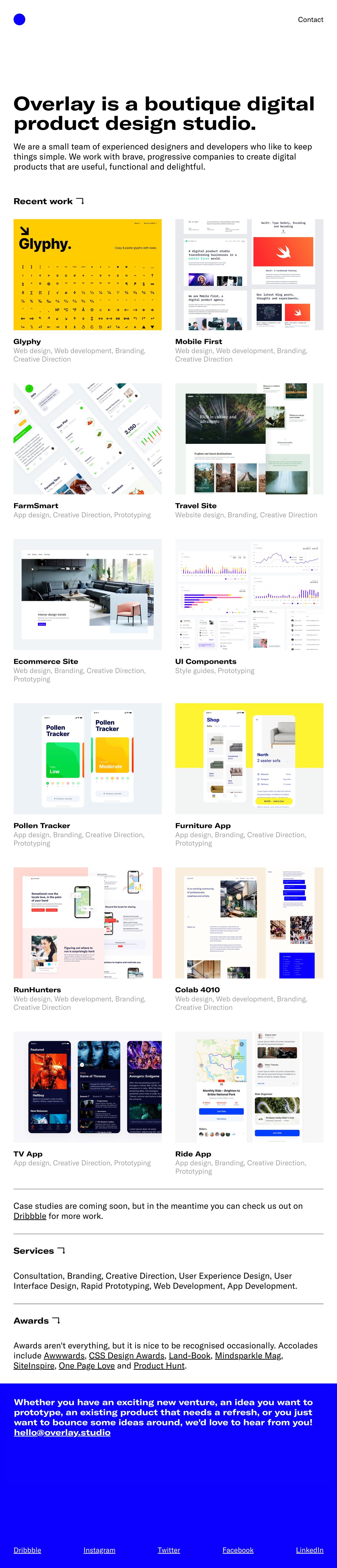 Overlay Website Screenshot