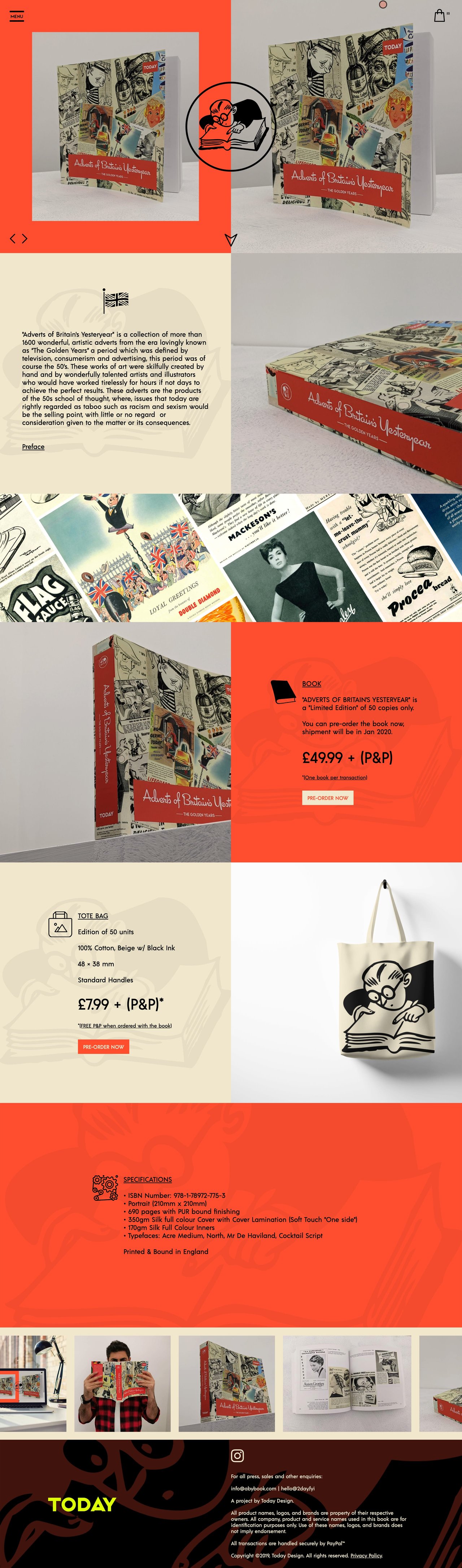 Adverts of Britain’s Yesteryear Website Screenshot