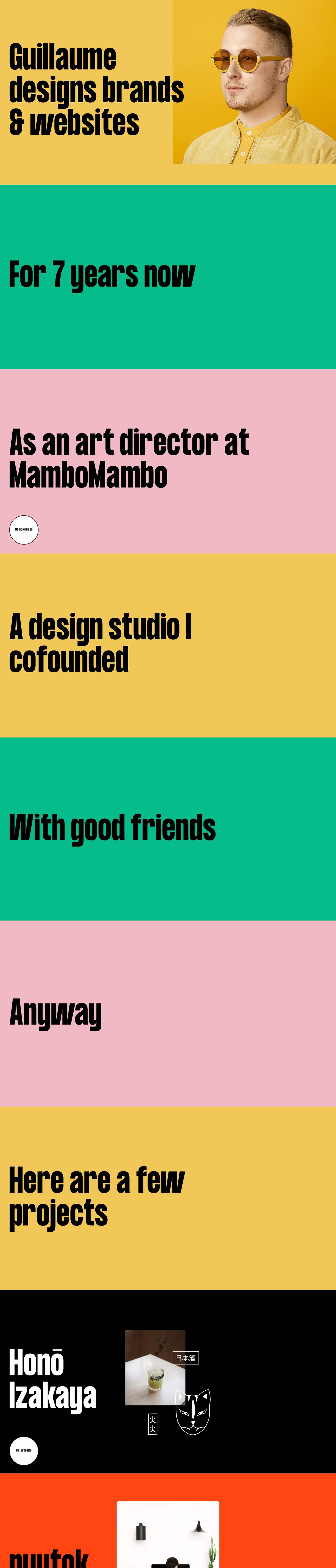 Guillaume Beaulieu Website Screenshot