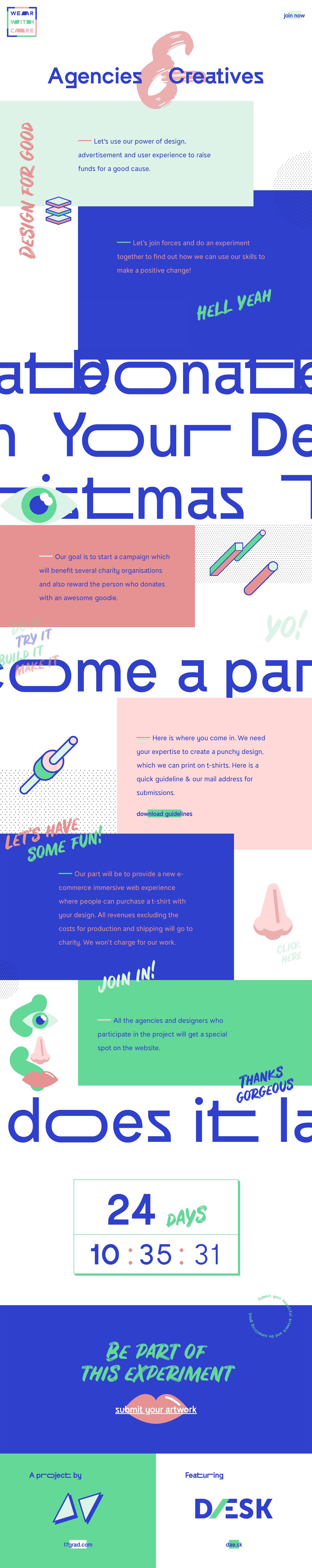 Wear With Care Website Screenshot