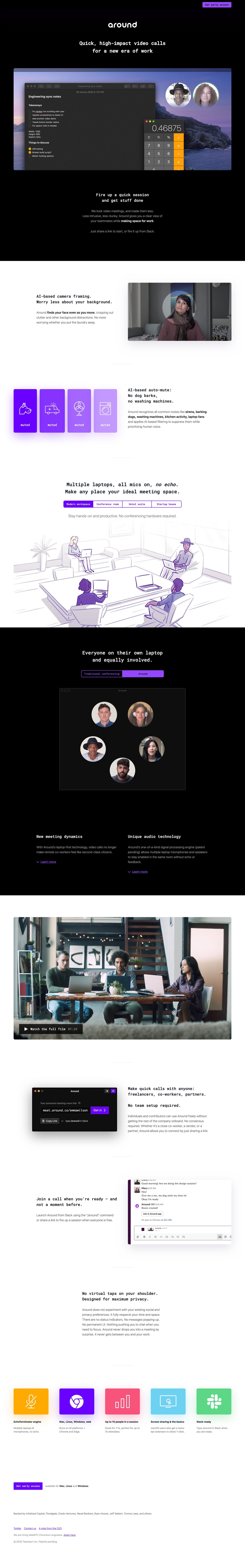 Around Website Screenshot