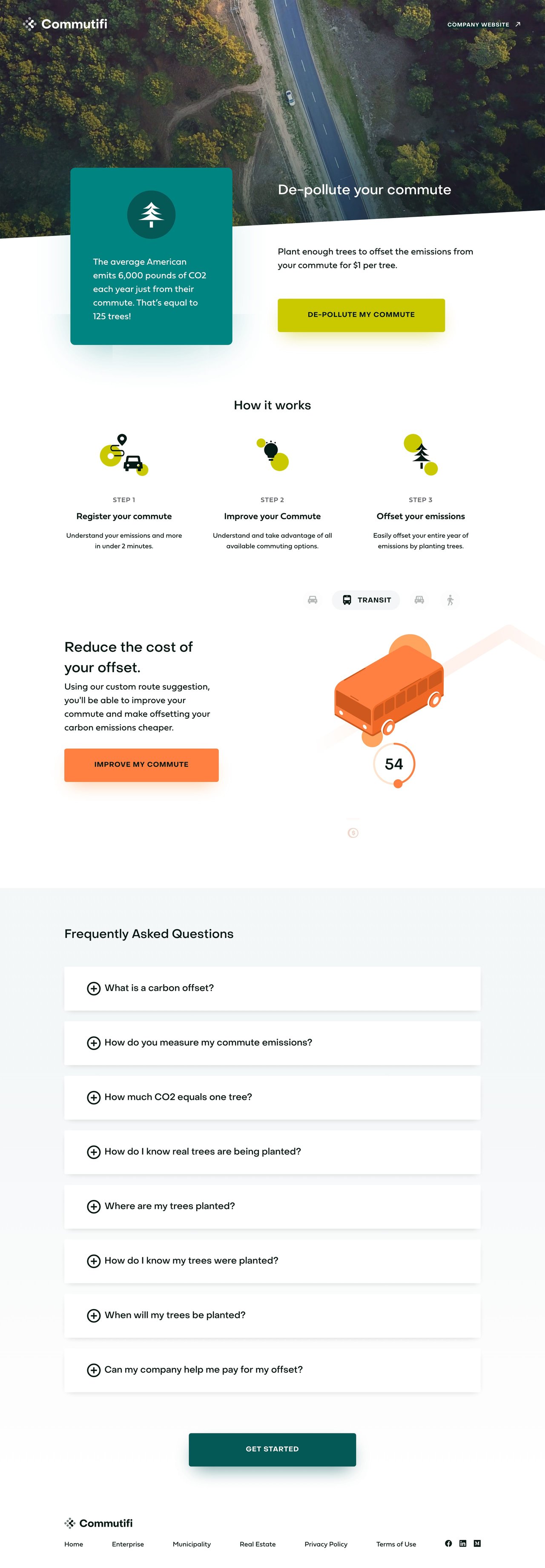 Commutifi Website Screenshot