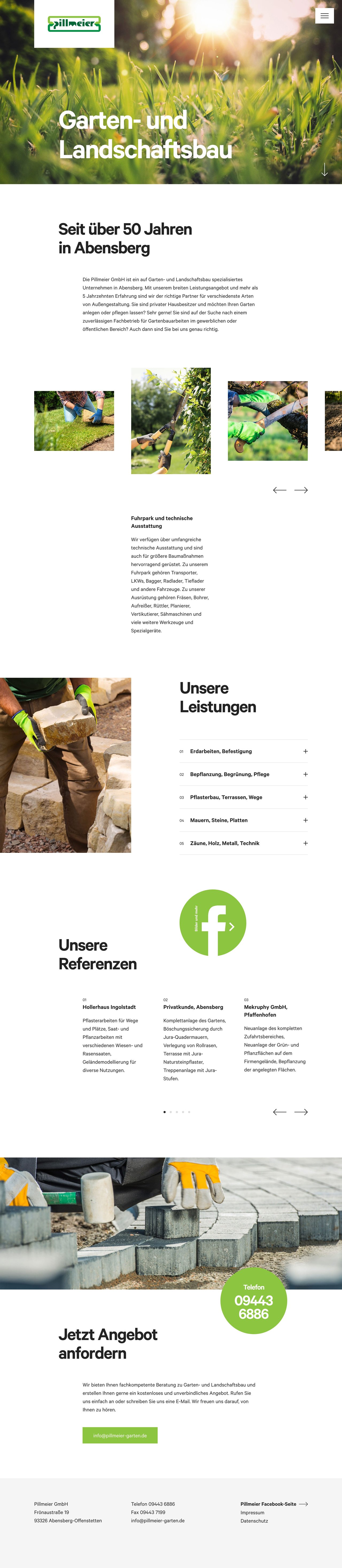 Pillmeier GmbH Website Screenshot