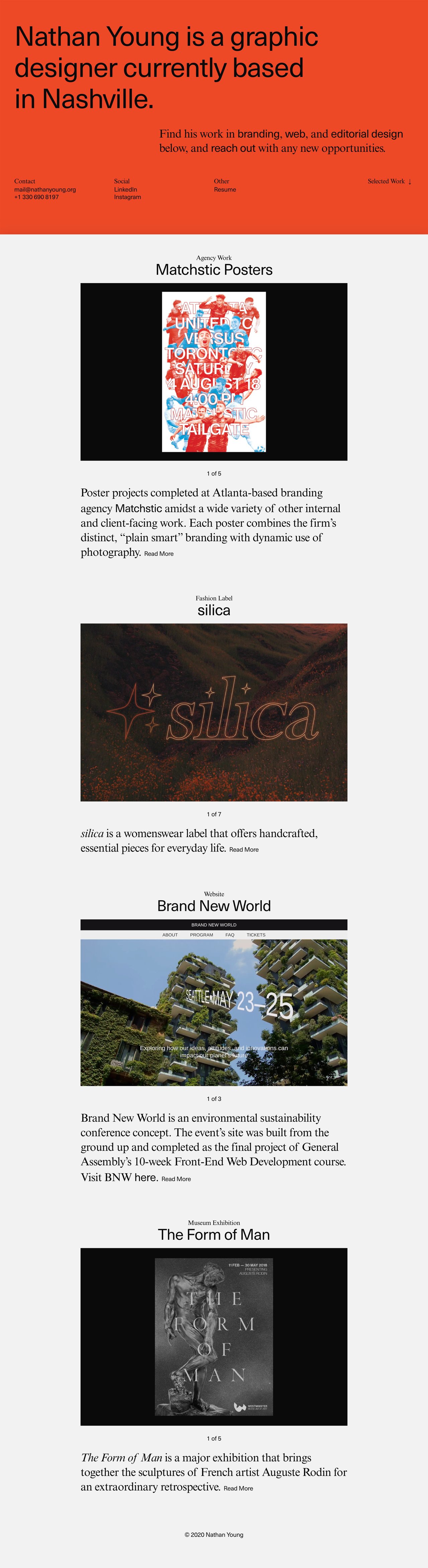 Nathan Young Website Screenshot