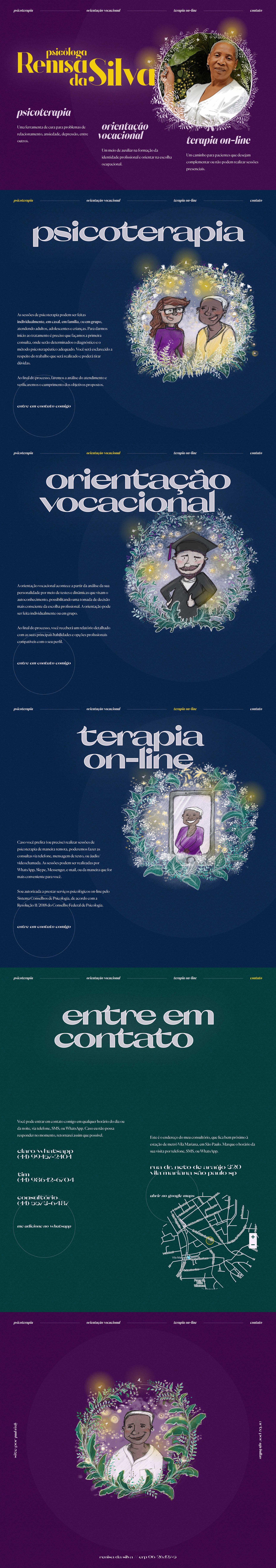 Renisa da Silva Website Screenshot