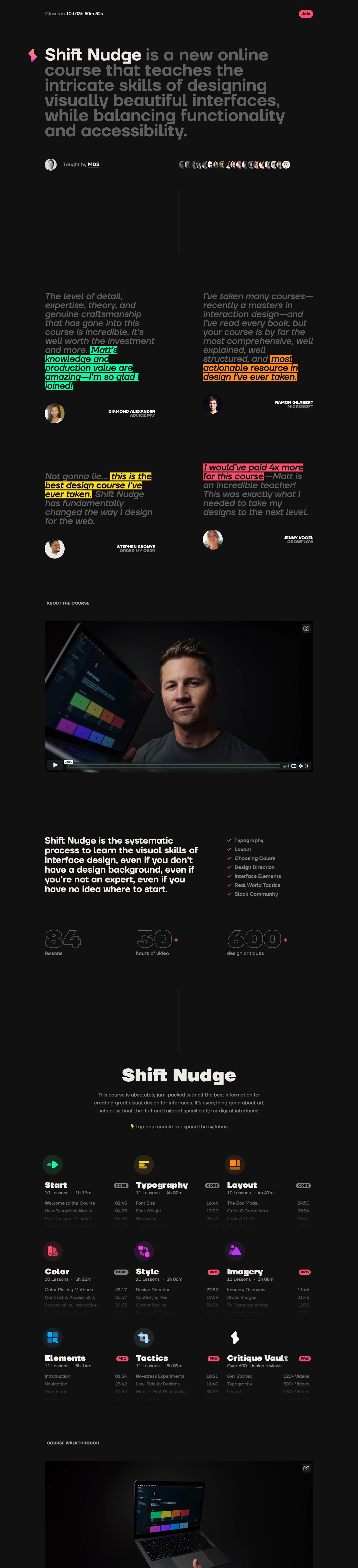 Shift Nudge Website Screenshot