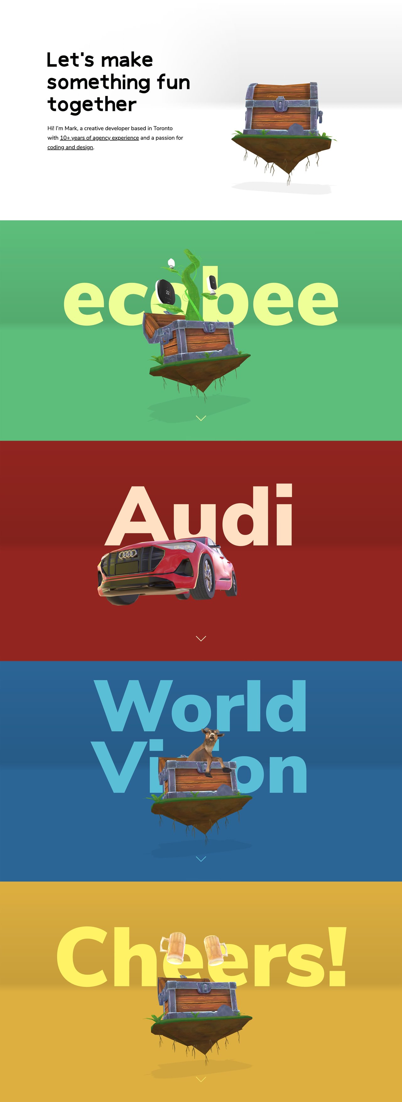 Mark Appleby Website Screenshot