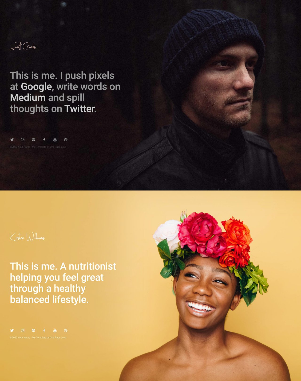 Me Website Screenshot