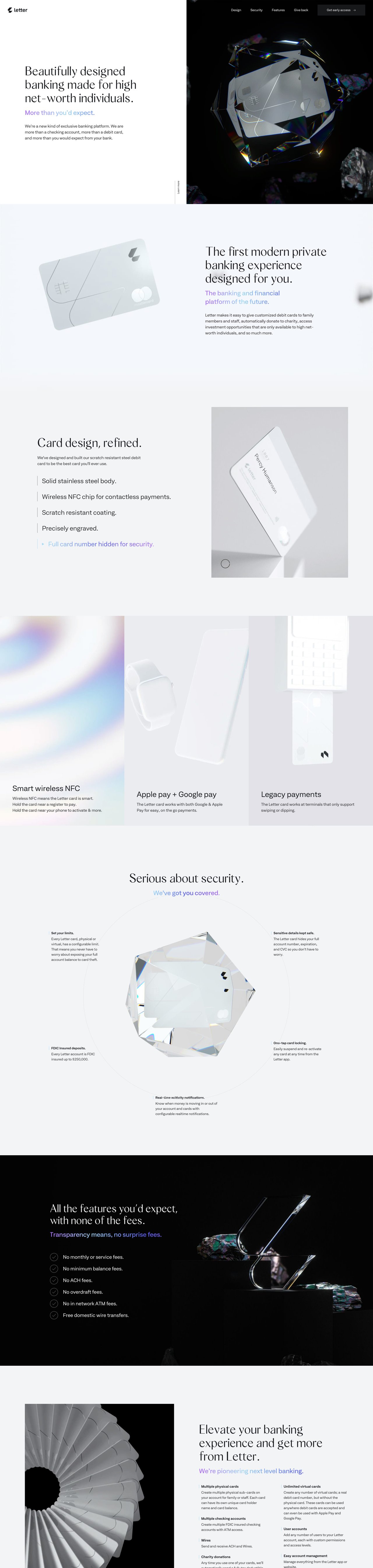 Letter Website Screenshot