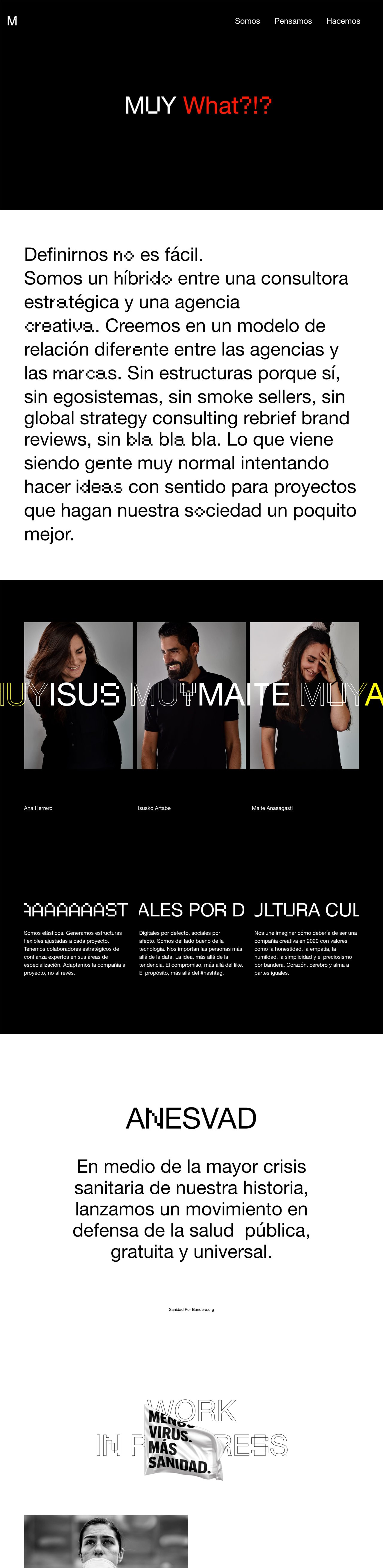 MUY Website Screenshot