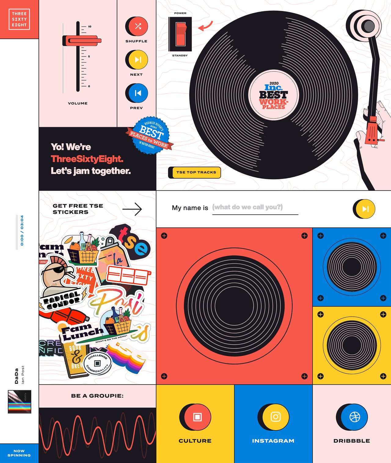 Project Turntable Website Screenshot