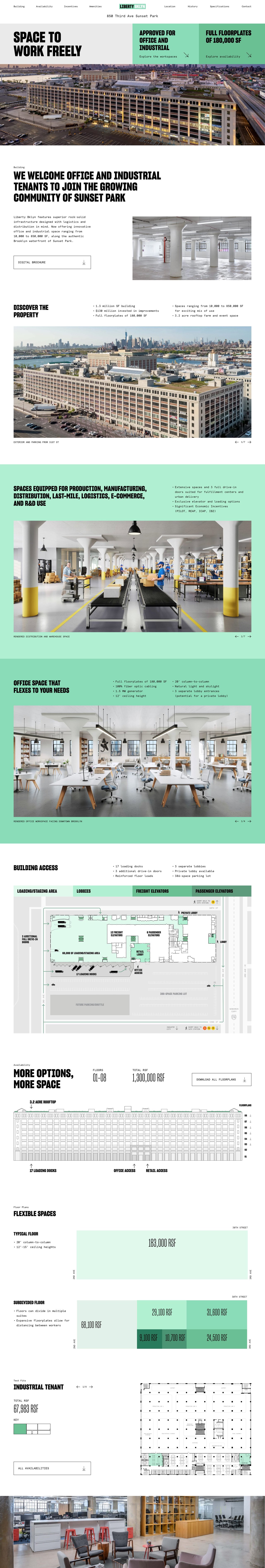 Liberty Bklyn Website Screenshot