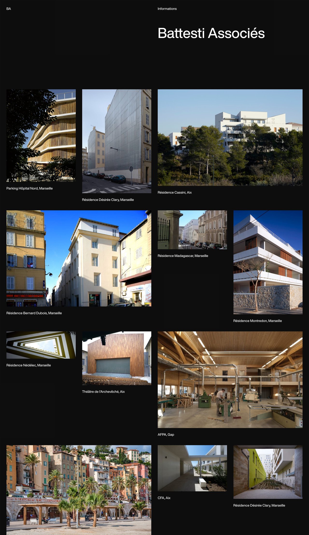 Battesti Associés Website Screenshot