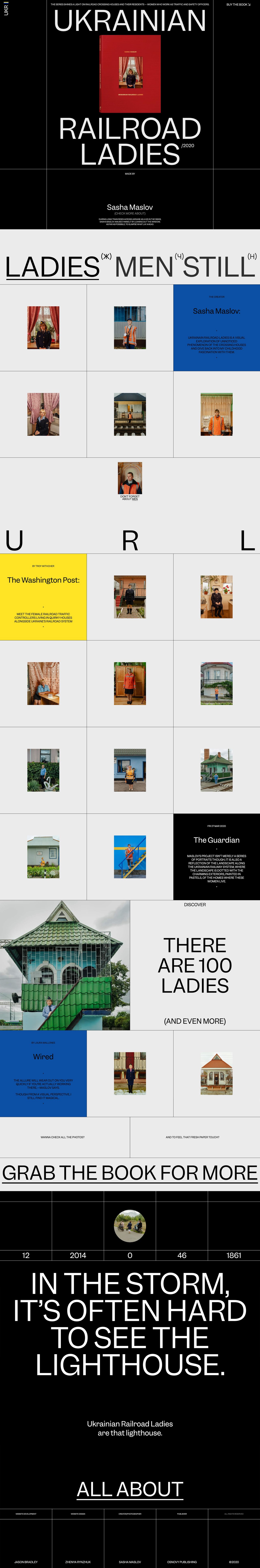 Ukrainian Railroad Ladies Website Screenshot