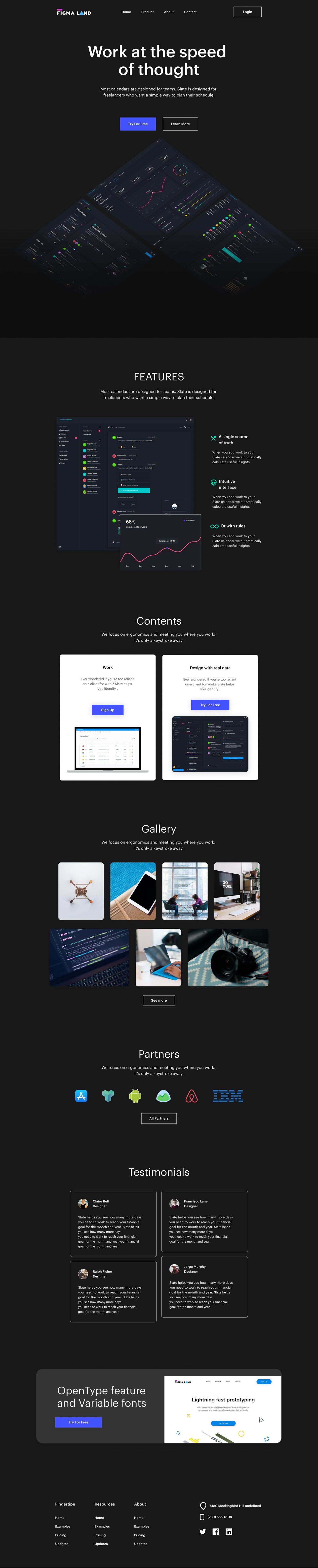 Speed of Thought Website Screenshot