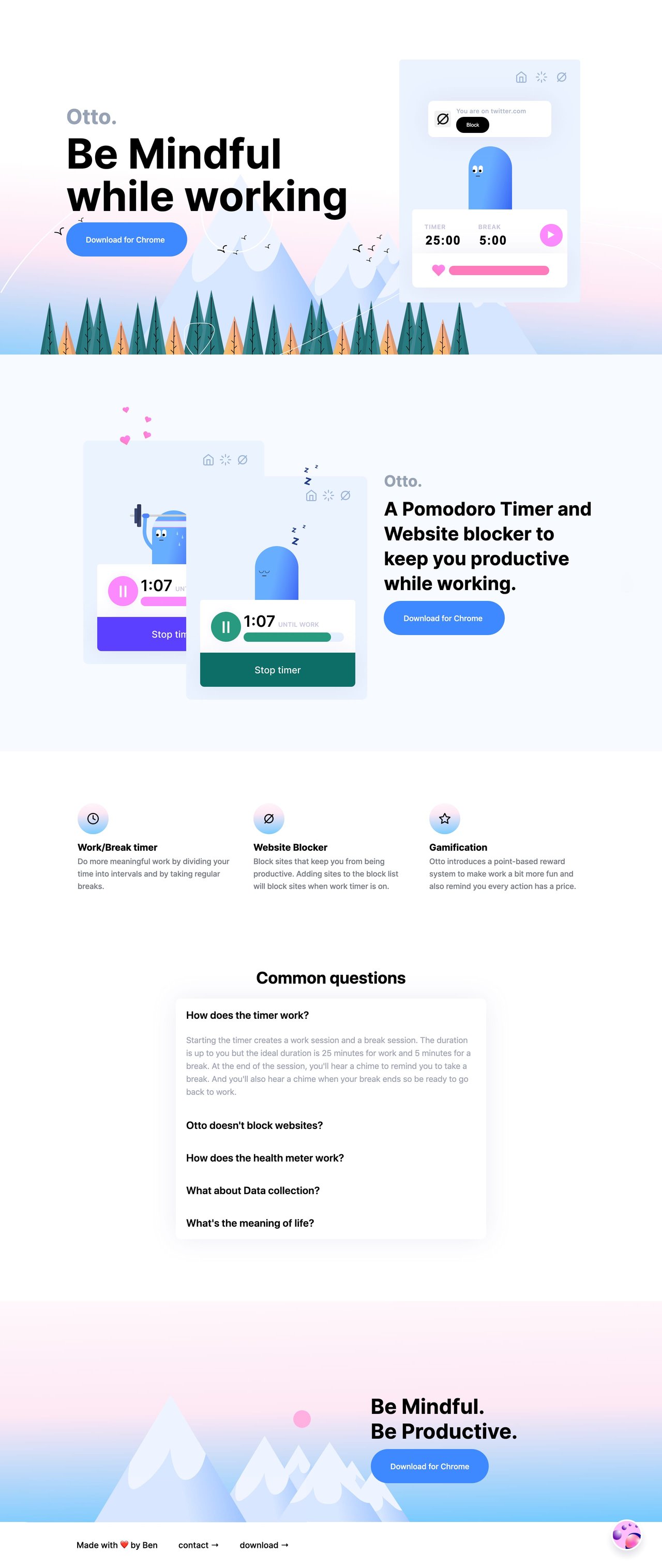 Otto Website Screenshot