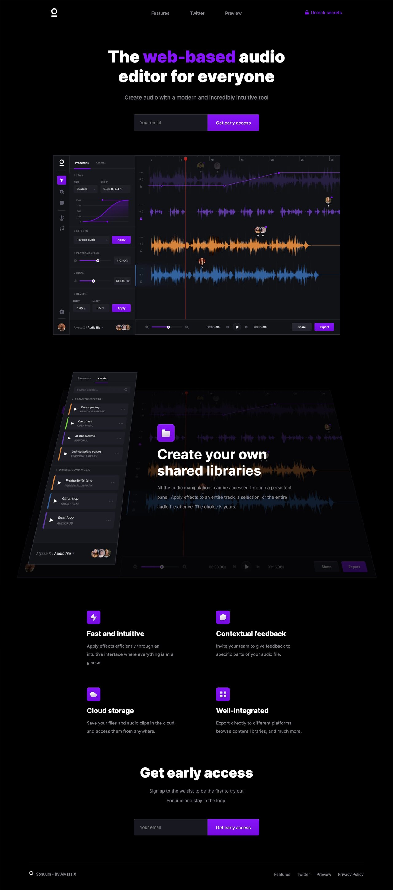 Sonuum Website Screenshot