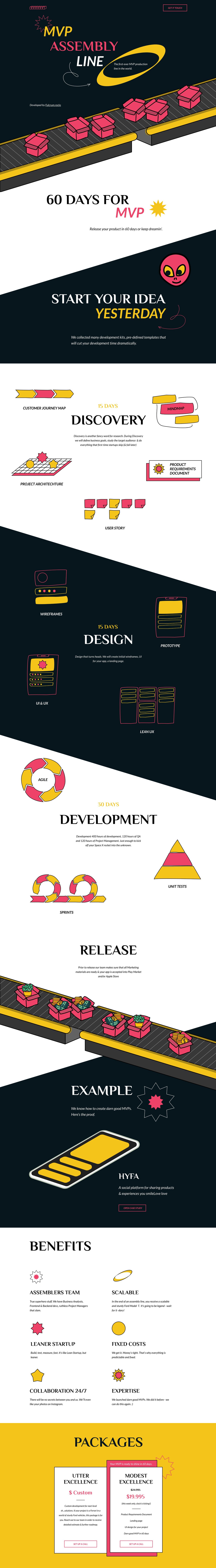 MVP Assembly Line Website Screenshot