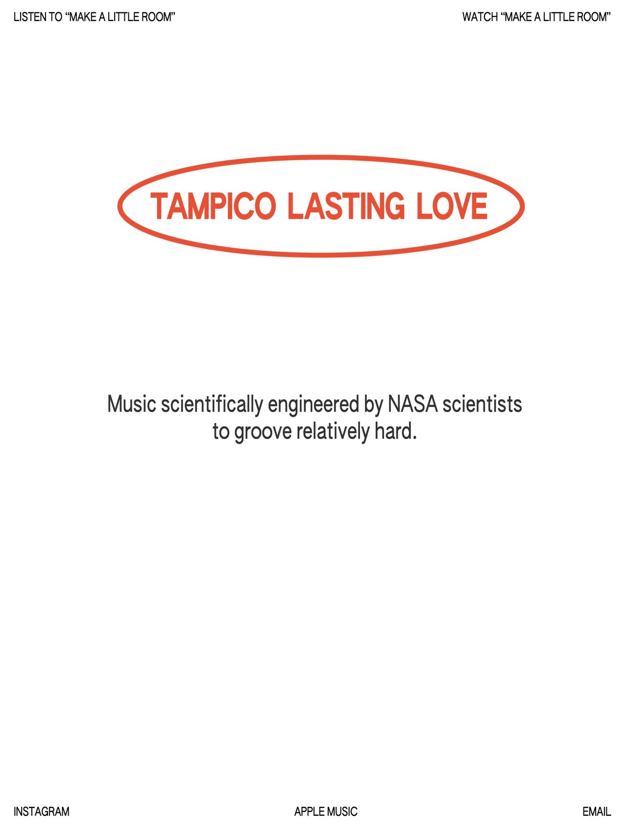 Tampico Lasting Love Website Screenshot