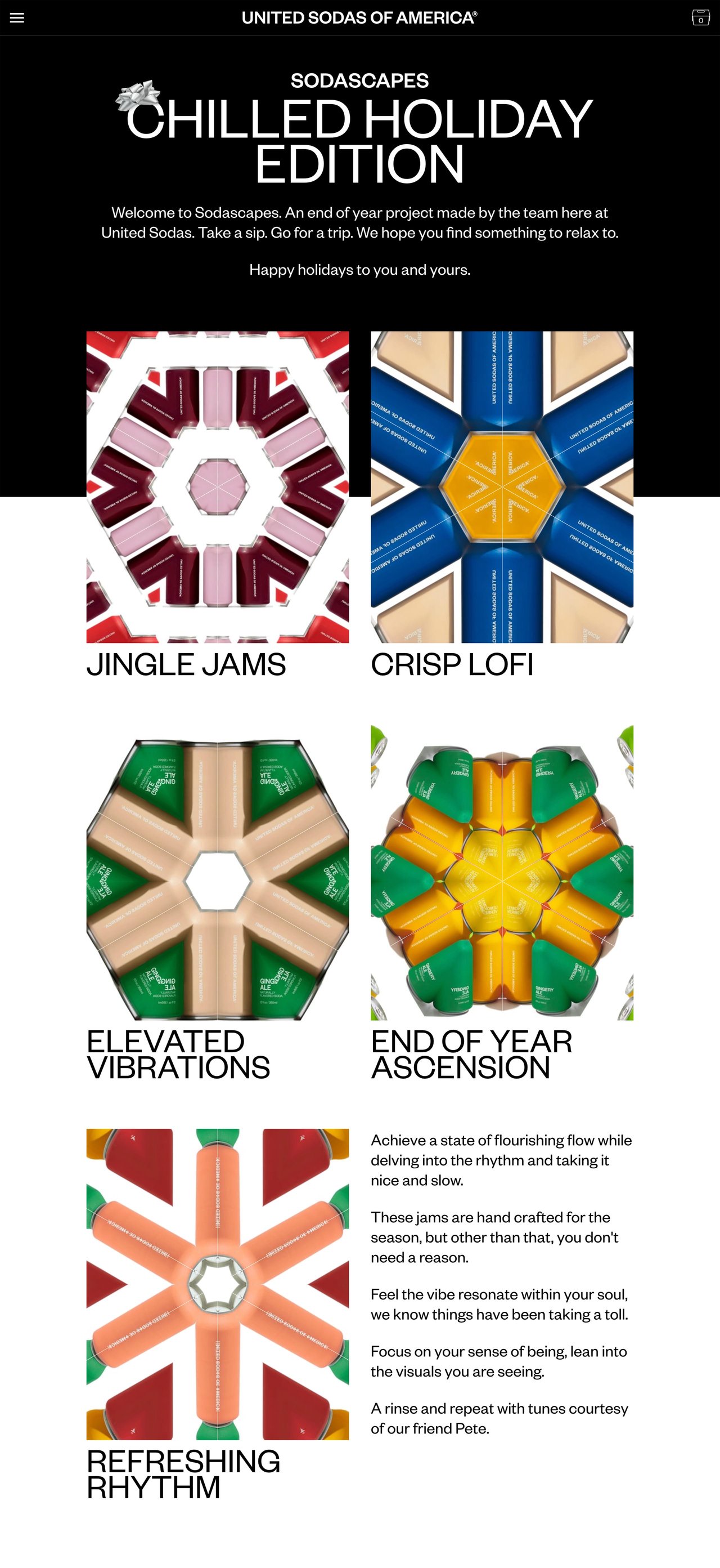 Sodascapes Website Screenshot