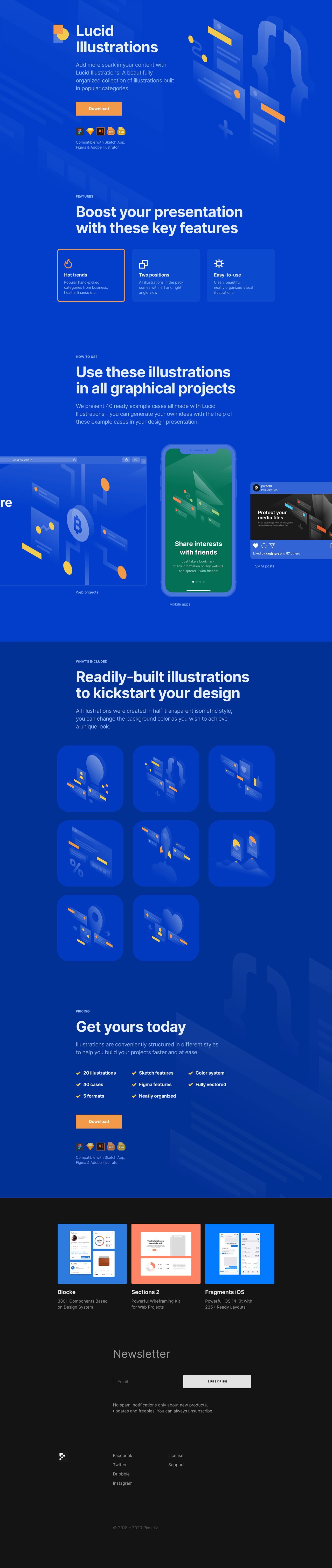 Lucid Illustrations Website Screenshot
