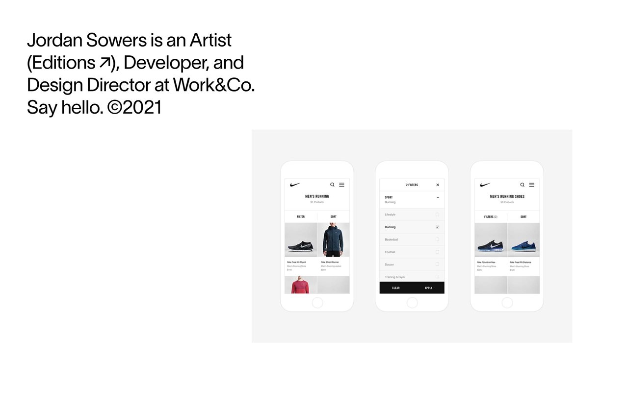 Jordan Sowers Website Screenshot
