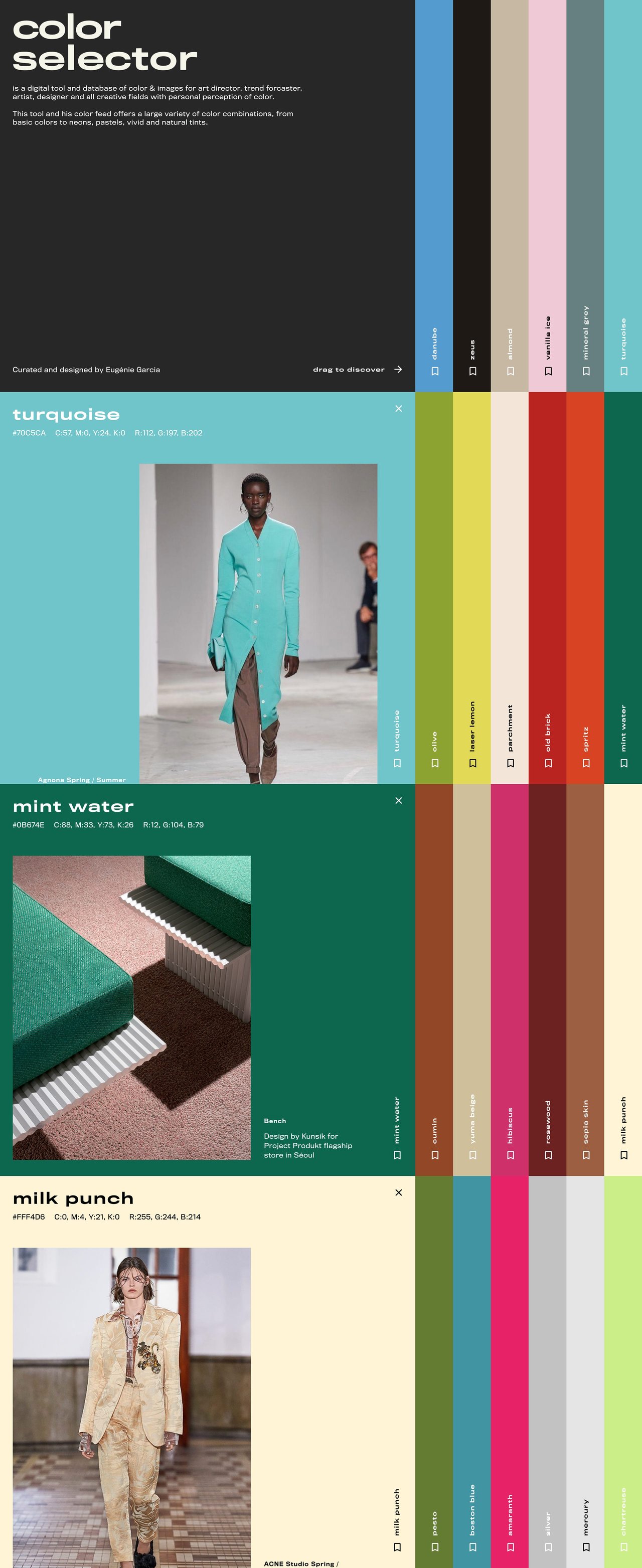 Color Selector Website Screenshot