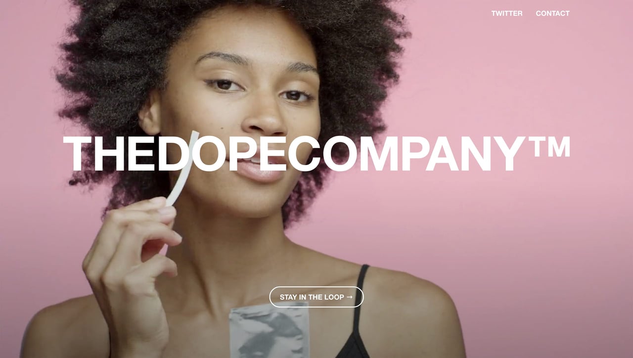 THEDOPECOMPANY™ Website Screenshot