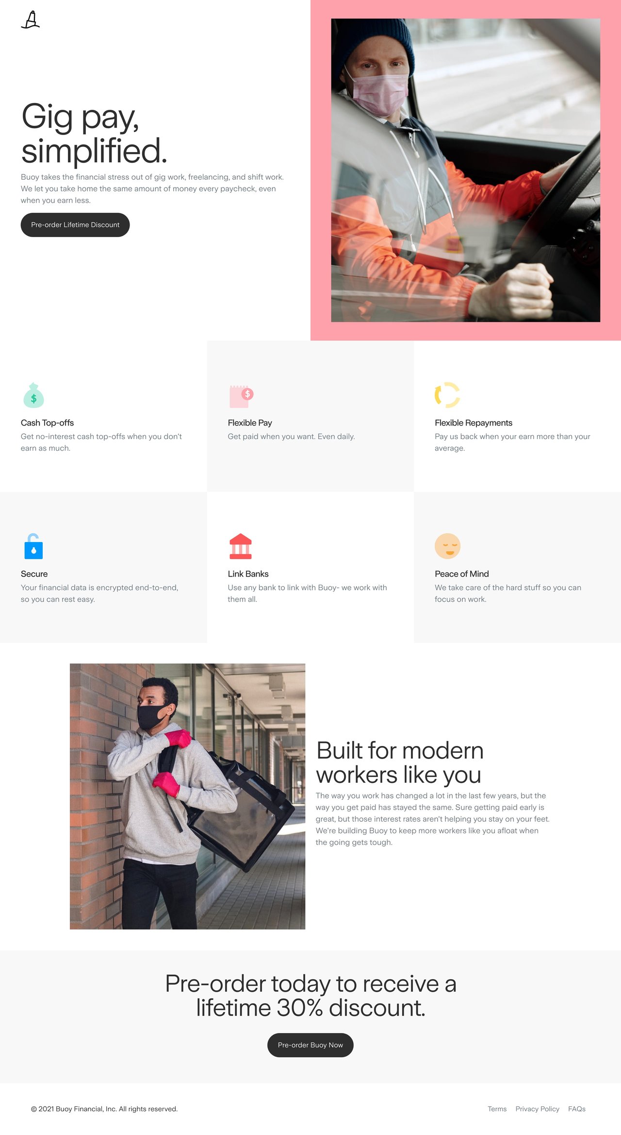 Buoy Website Screenshot