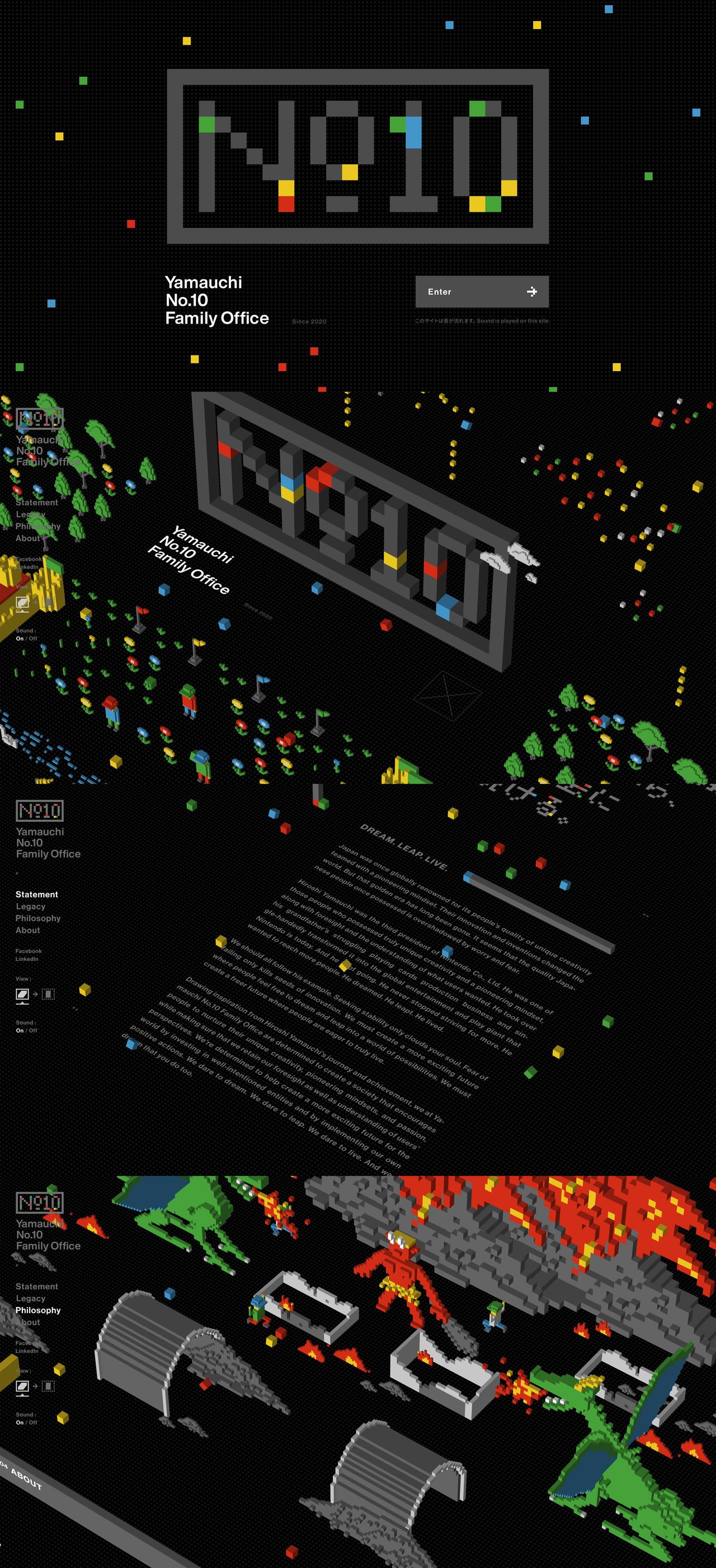 Yamauchi-No.10 Family Office Website Screenshot