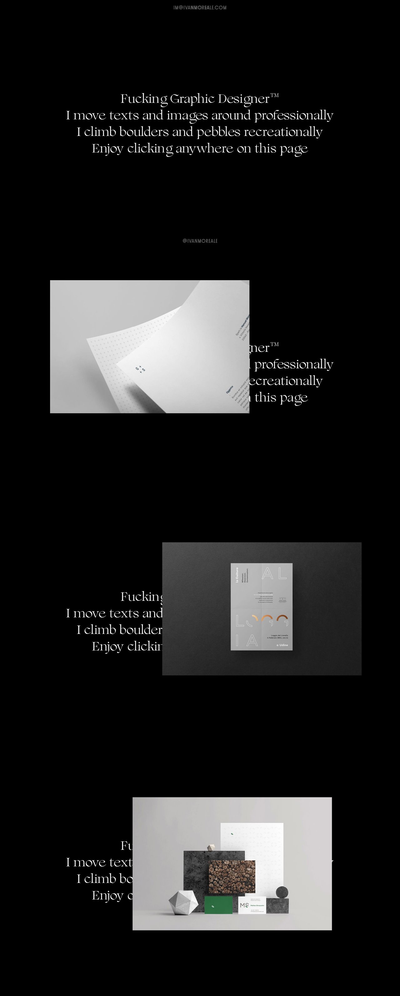 Ivan Moreale Website Screenshot