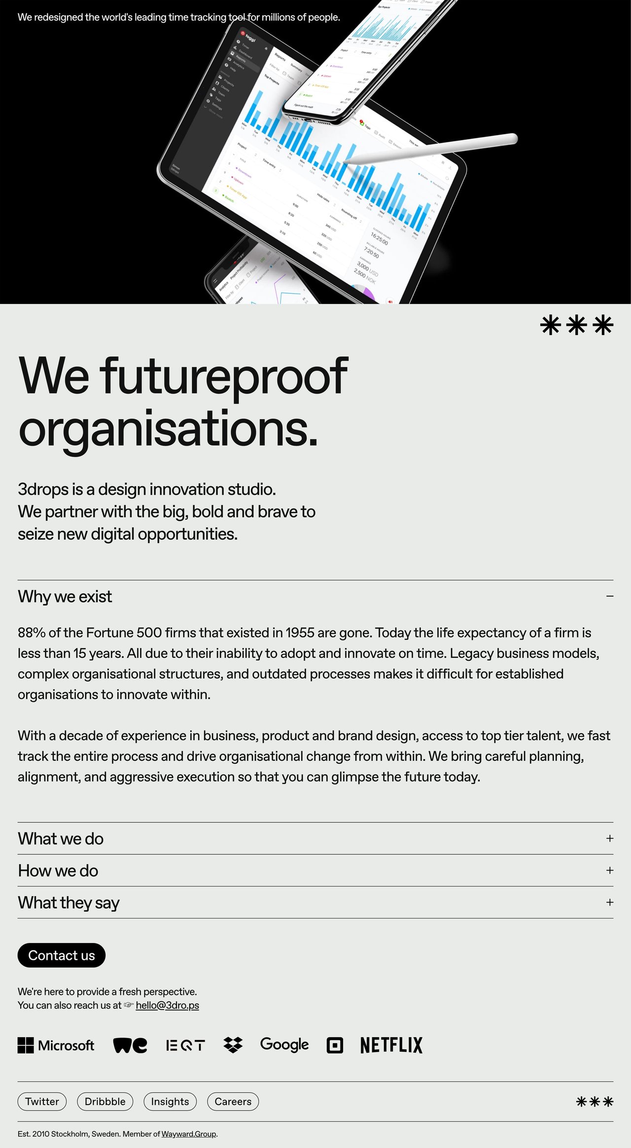 3drops Website Screenshot