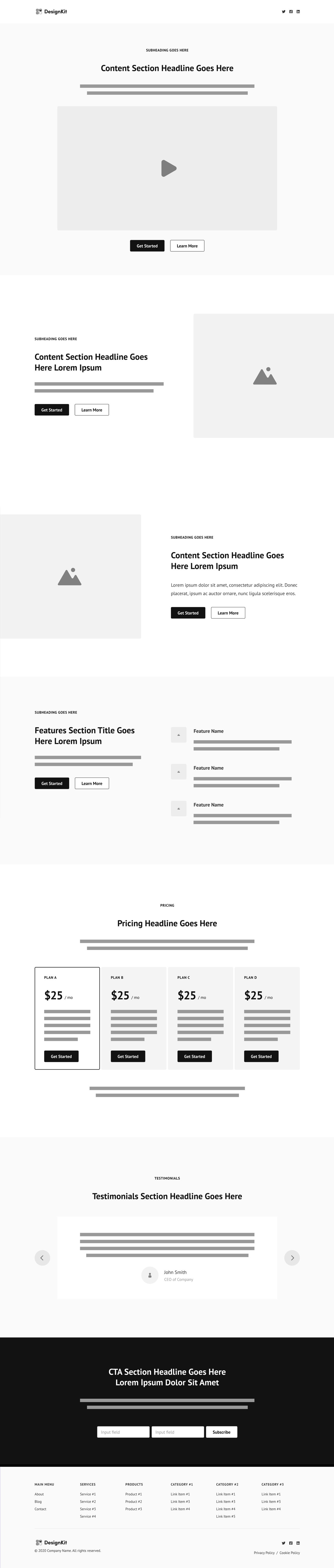 DesignKit Website Screenshot