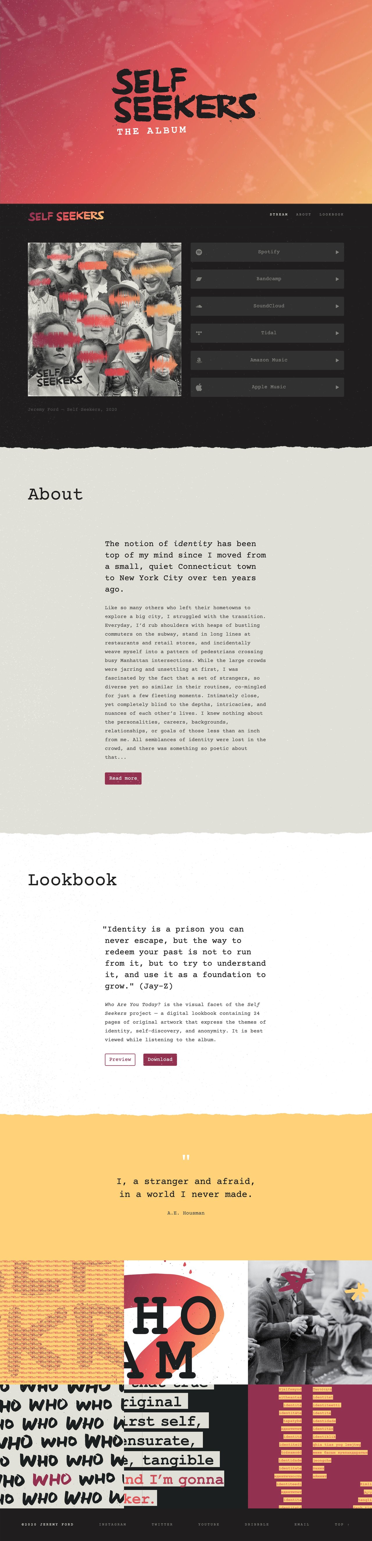 Self Seekers Website Screenshot