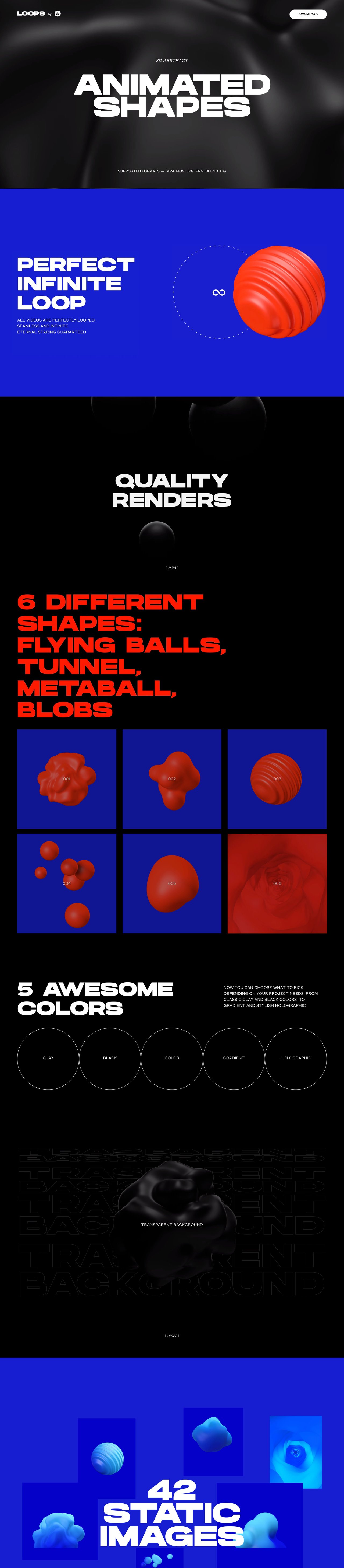 Loops Website Screenshot