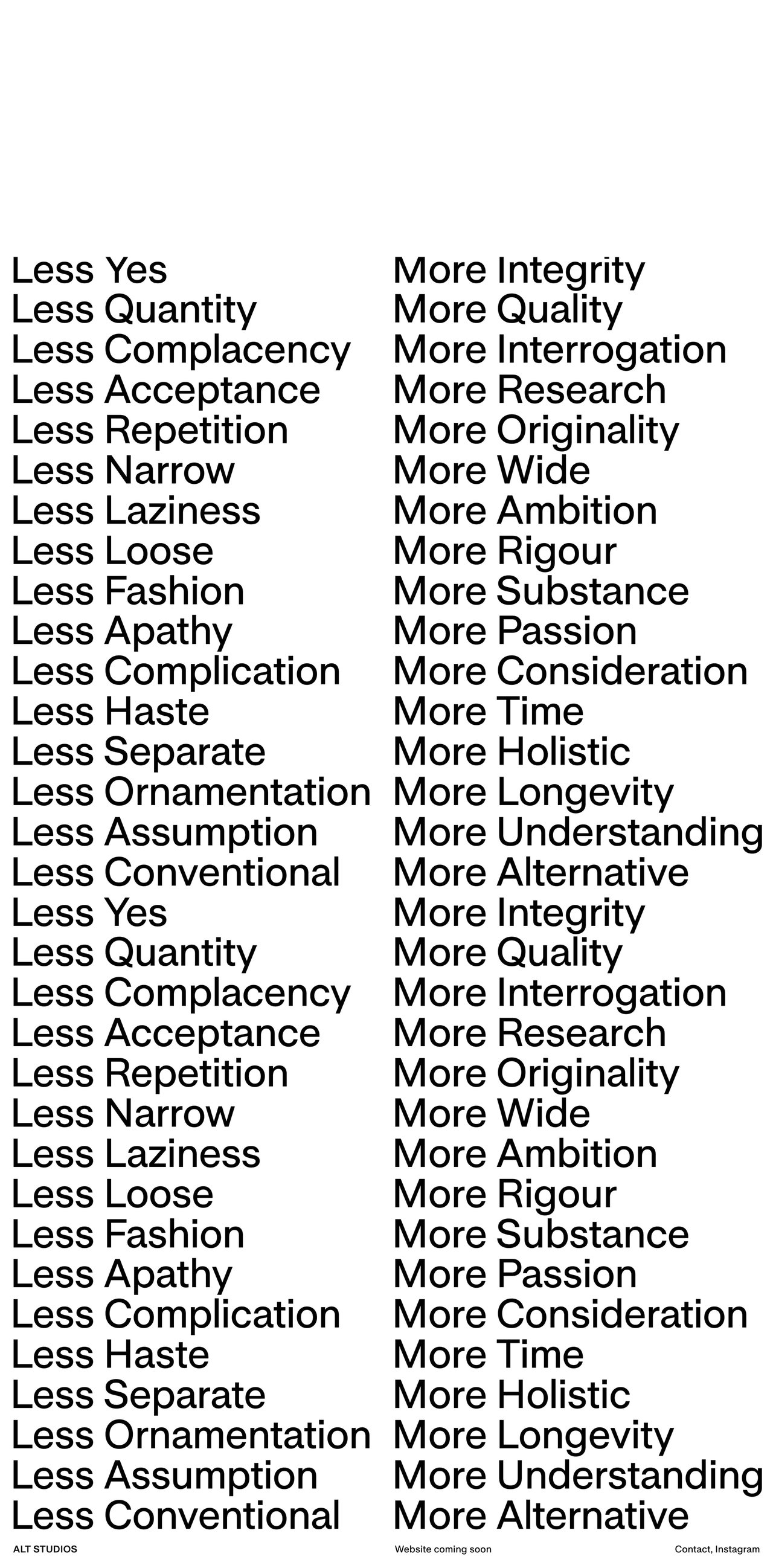 Alt Studios Website Screenshot