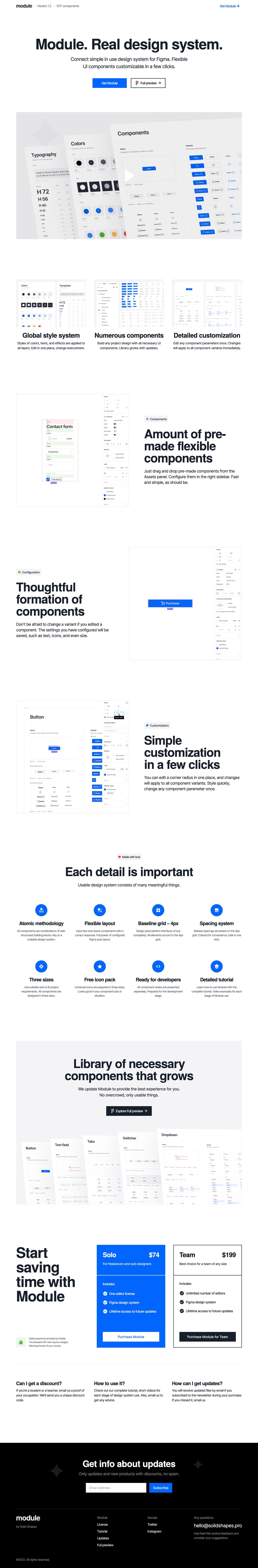 Module Website Screenshot