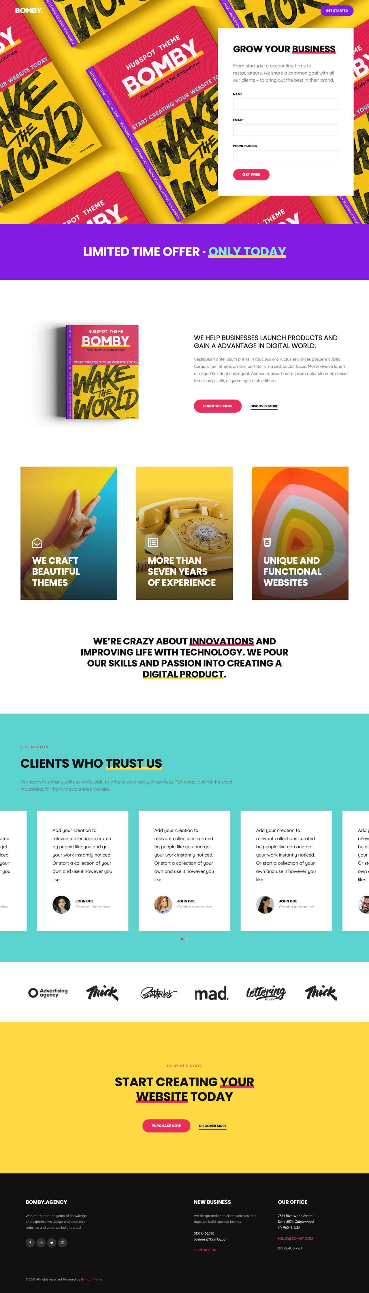 Bomby Ebook Website Screenshot