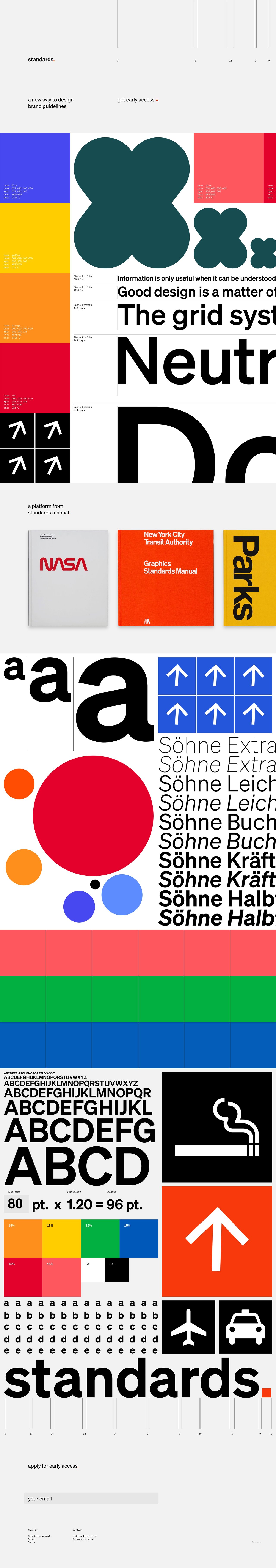 Standards Website Screenshot