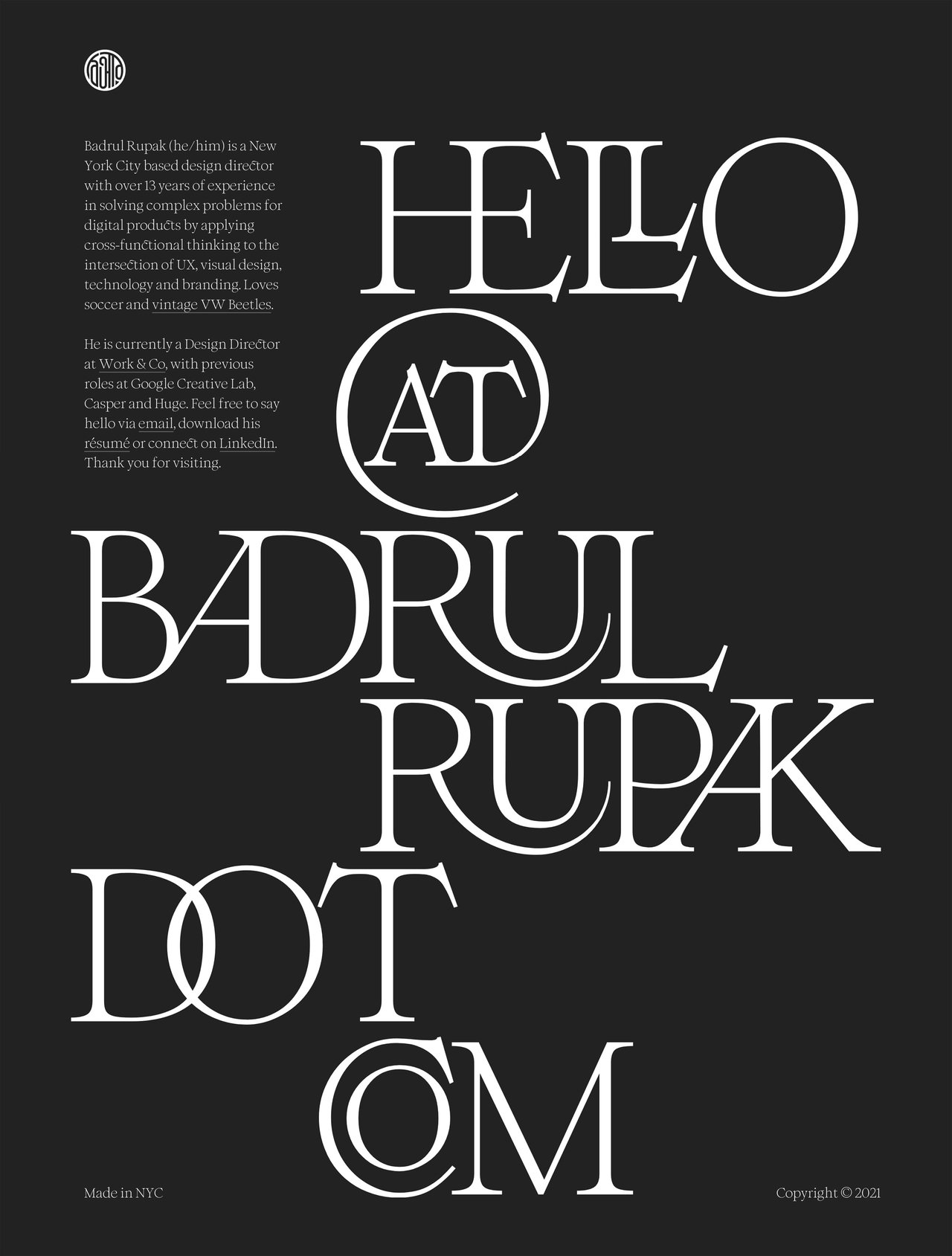 Badrul Rupak Website Screenshot