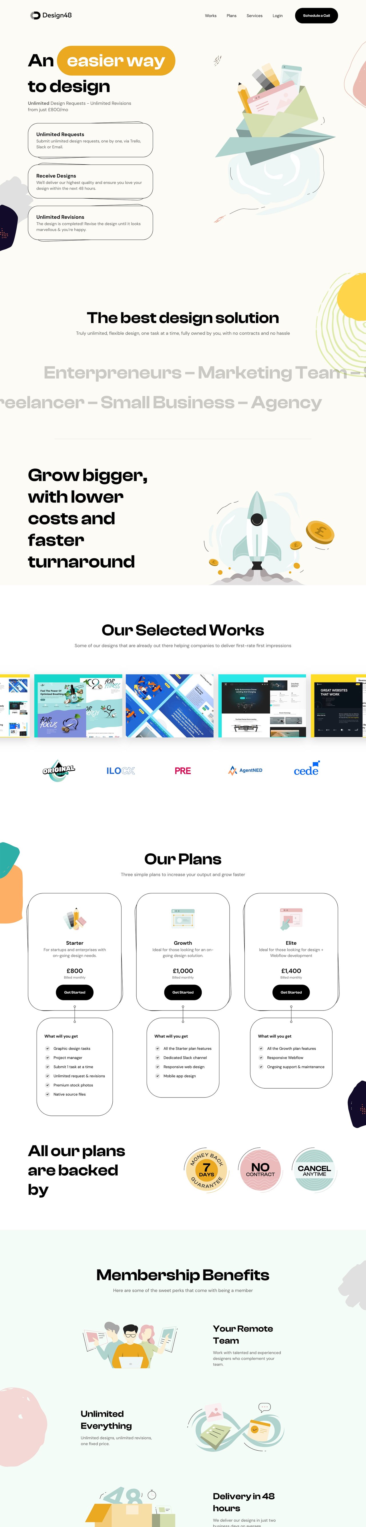 Design48 Website Screenshot