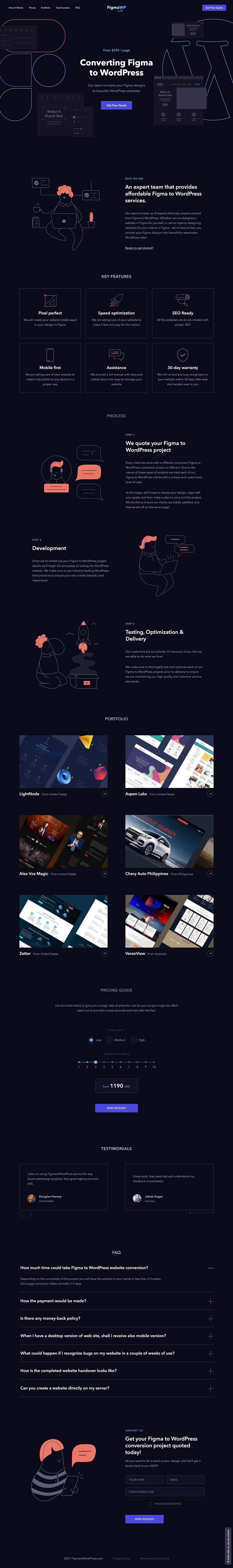 FigmaWP Website Screenshot