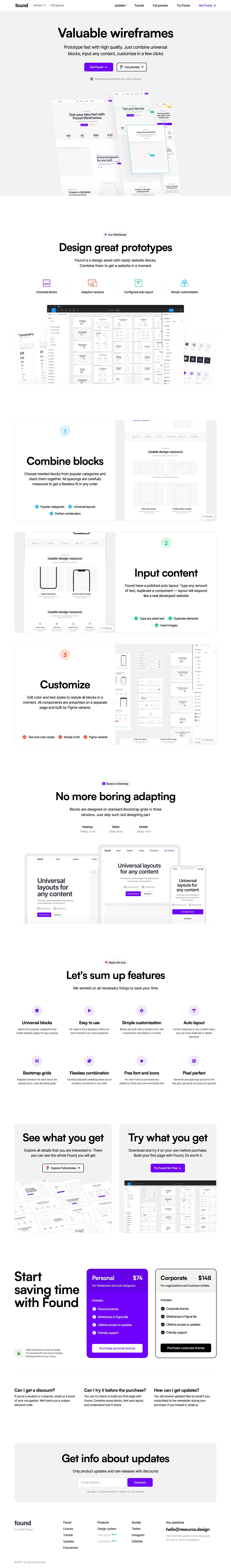 Found Website Screenshot